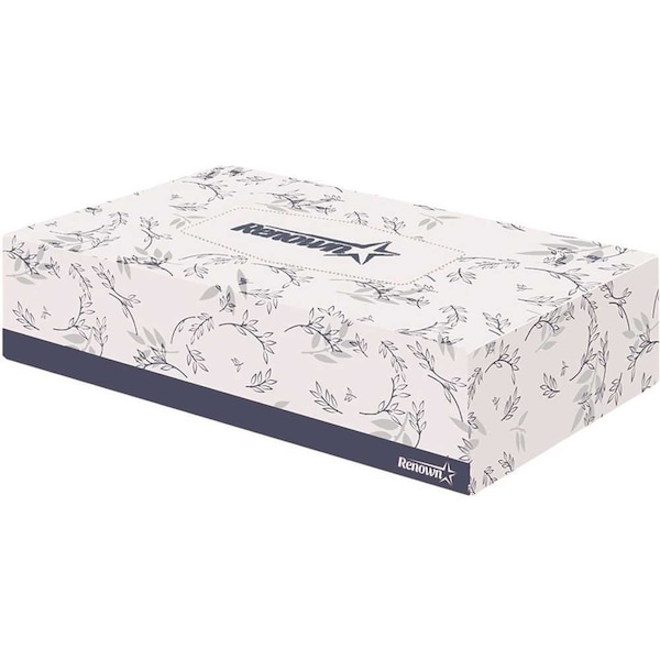 2-Ply Flat Box Facial Tissue, 30PK